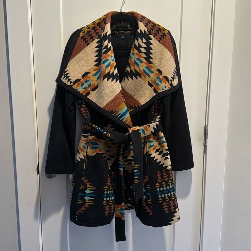 Pendleton Wrap blanket coat
